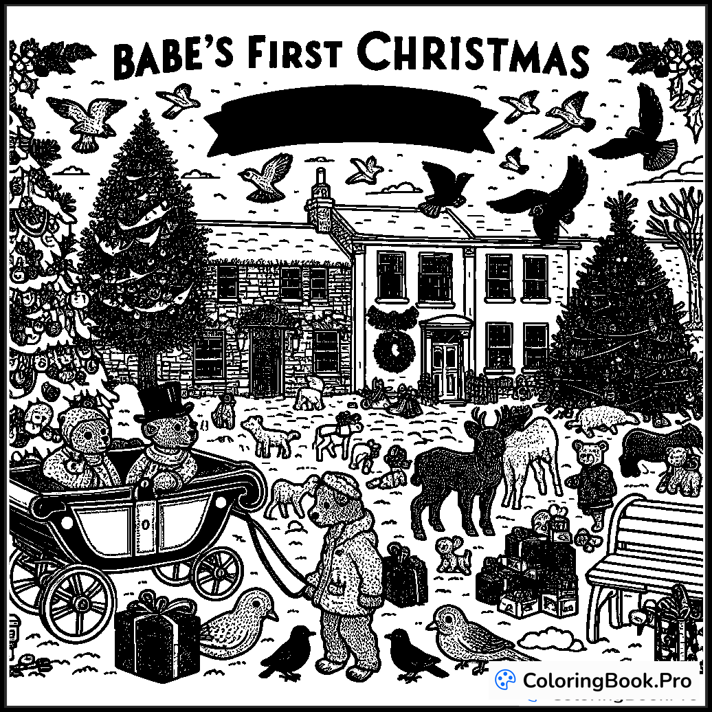 Babe's First Christmas 1895 Blue...